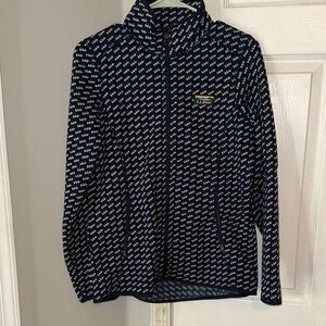 Navy and White LL BEAN Jacket
